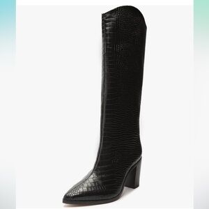 SCHUTZ Women's Maryana Block Boots 9.5 NEW - Unworn